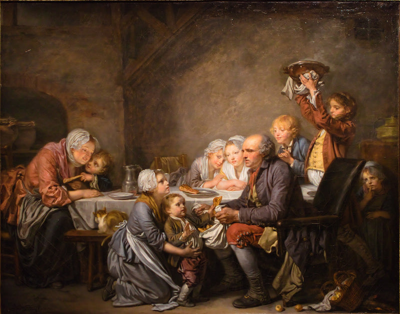 Ciasto królów - Jean-Baptiste Greuze