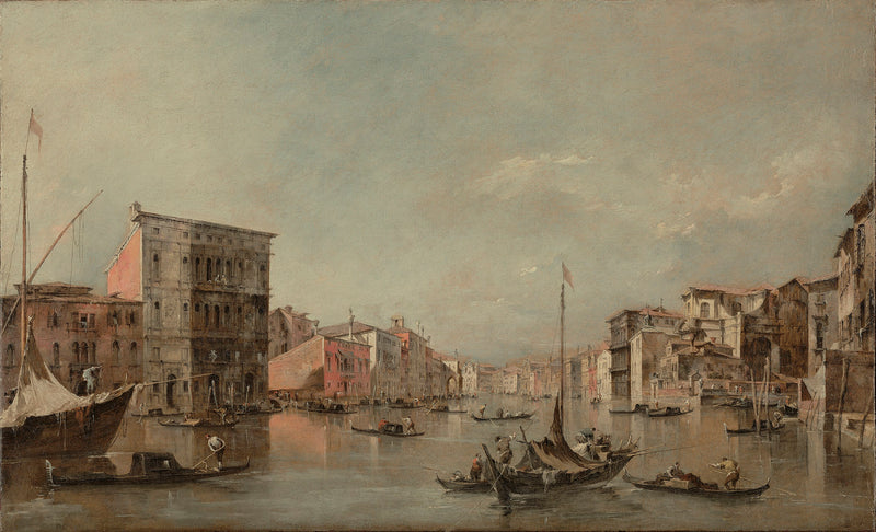 Wielki Kanał w Wenecji z Palazzo Bembo - Francesco Guardi