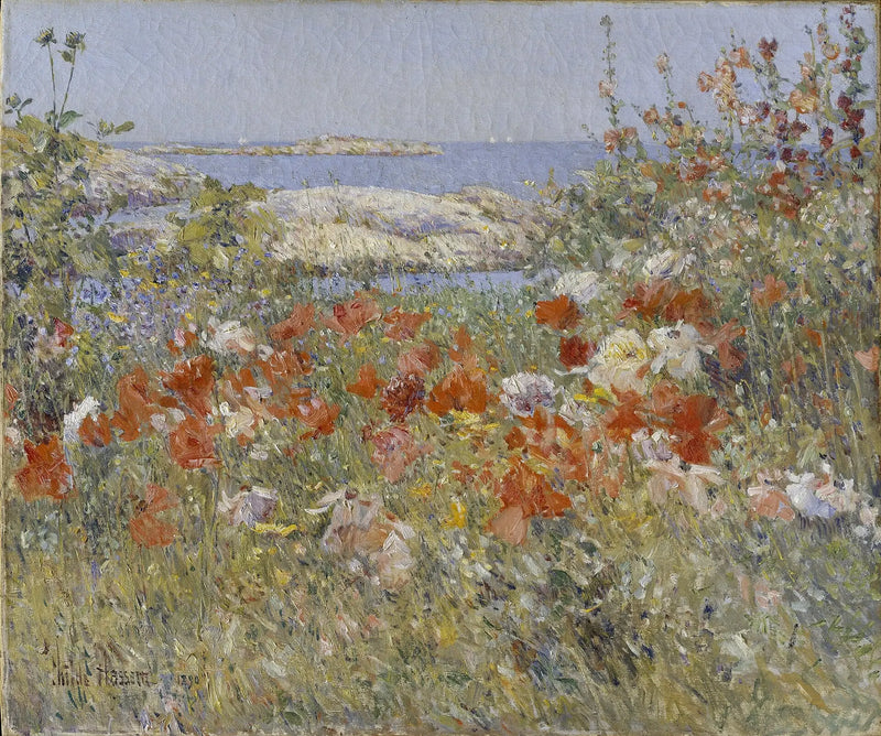 Ogród Cecilii Thaxter, Wyspy Shoals, Maine - Childe Hassam