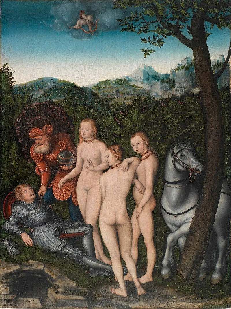 Sąd Parysa - Lucas Cranach Starszy