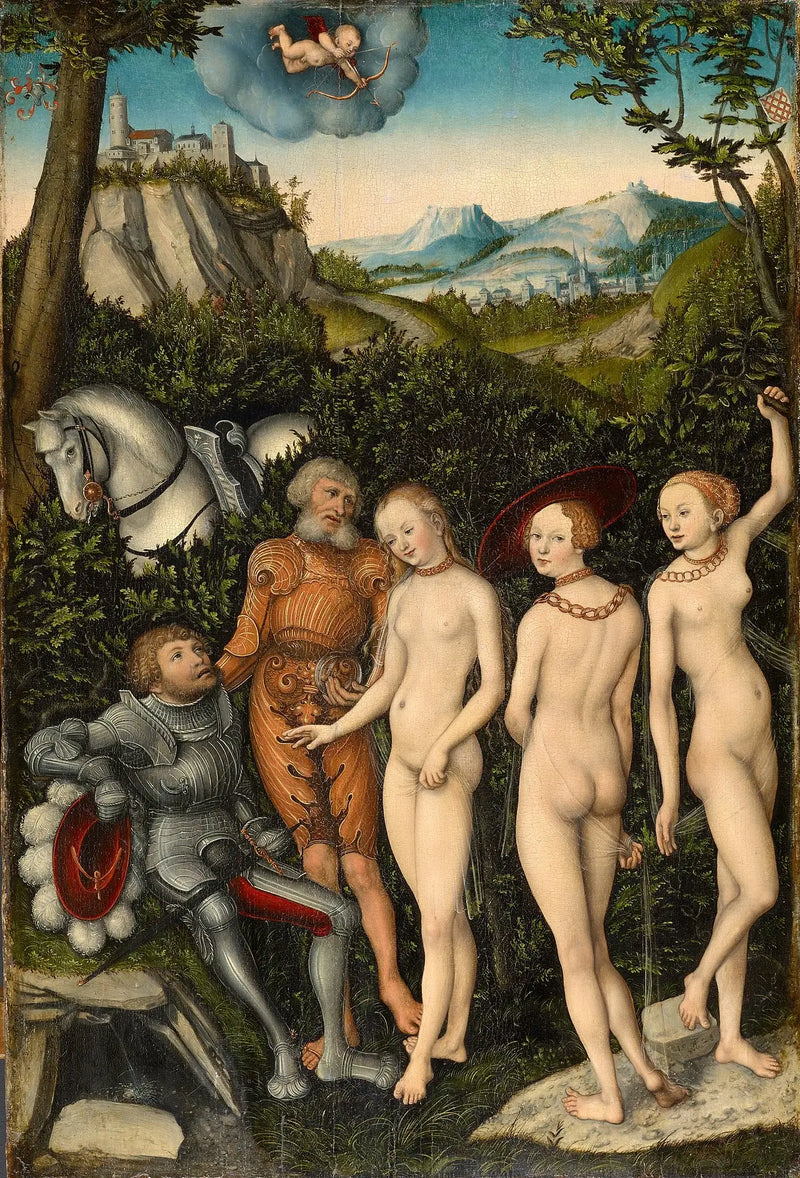 Sąd Parysa - Lucas Cranach Starszy
