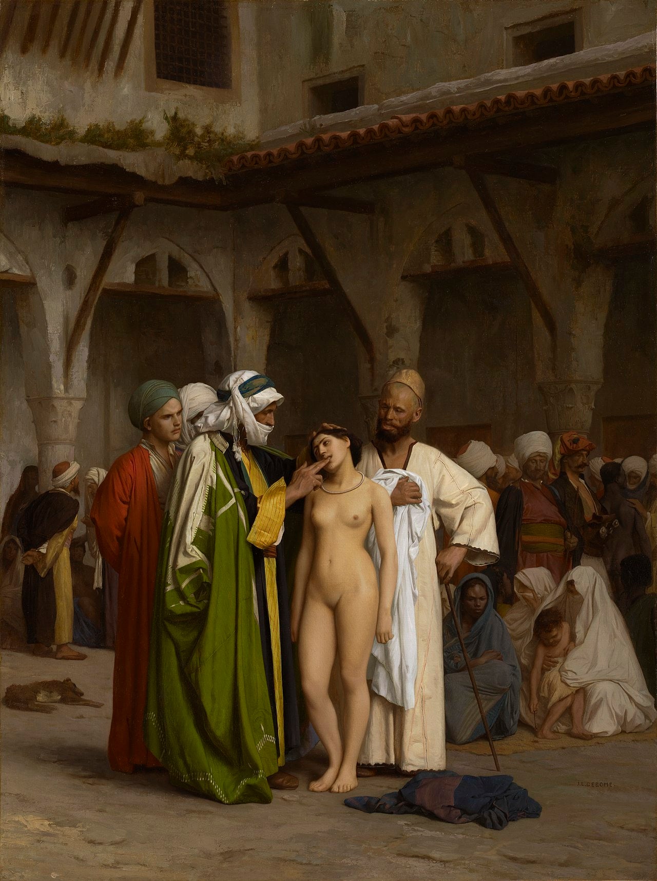Targ niewolników - Jean-Léon Gérôme