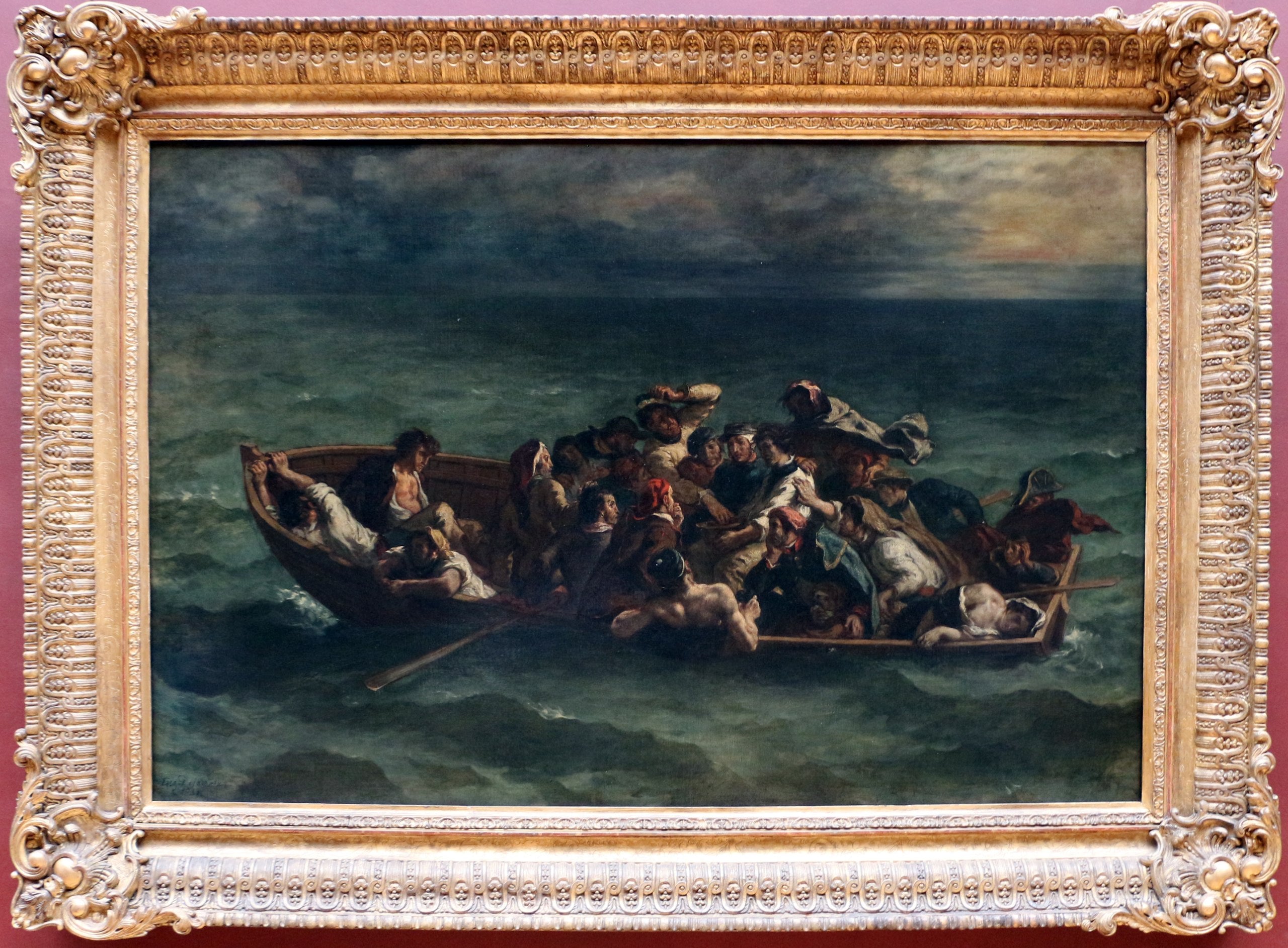 Wrak don Juana - Eugène Delacroix