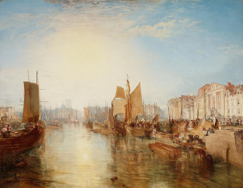 Port w Dieppe - J. M. W. Turner