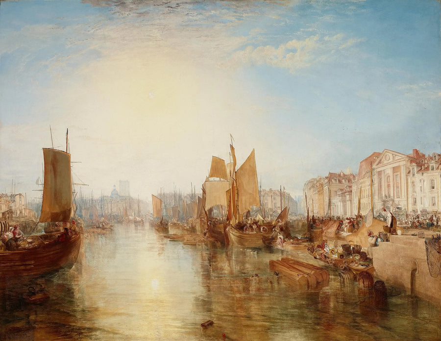 Port w Dieppe - J. M. W. Turner