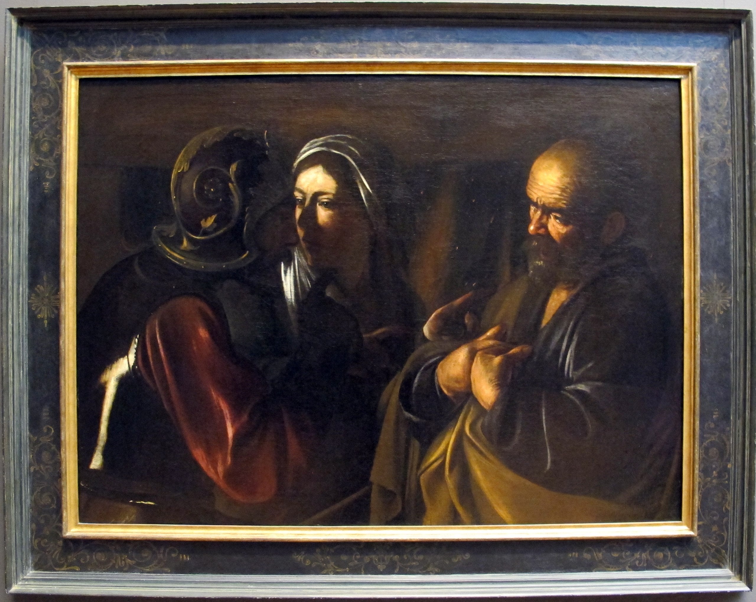 Zaparcie się św. Piotra - Caravaggio