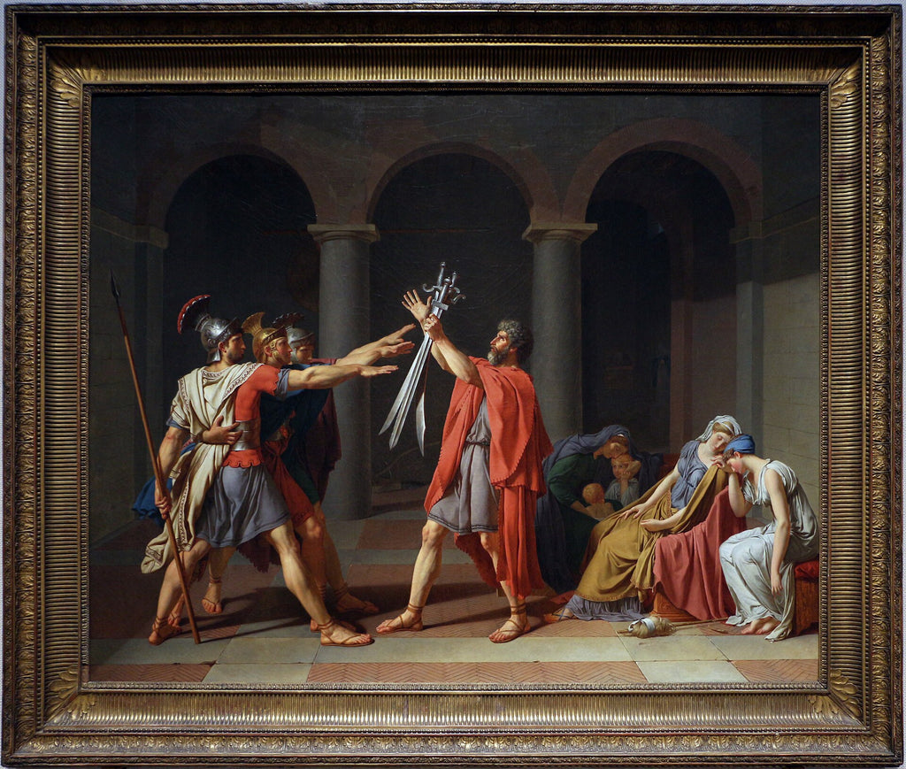 Przysięga Horacjuszy - Jacques-Louis David