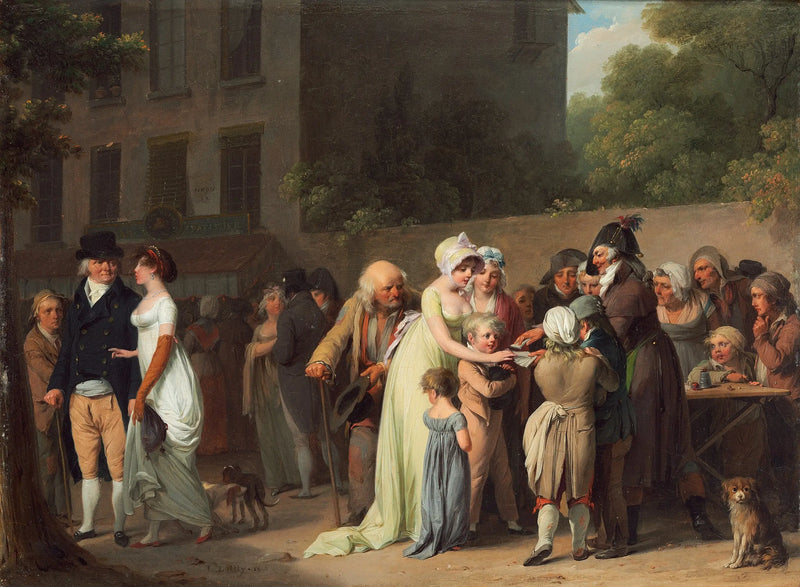 Oszust z bulwaru - Louis-Léopold Boilly