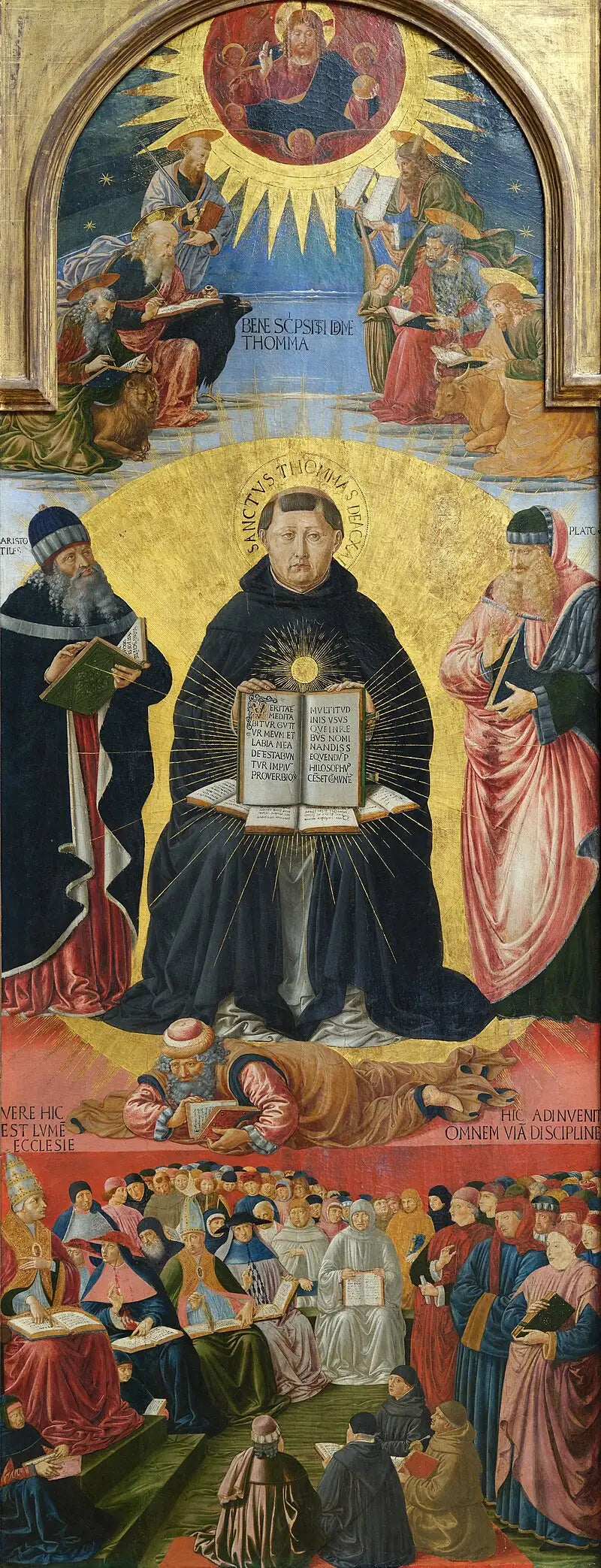 Triumf Świętego Tomasza z Akwinu - Benozzo Gozzoli