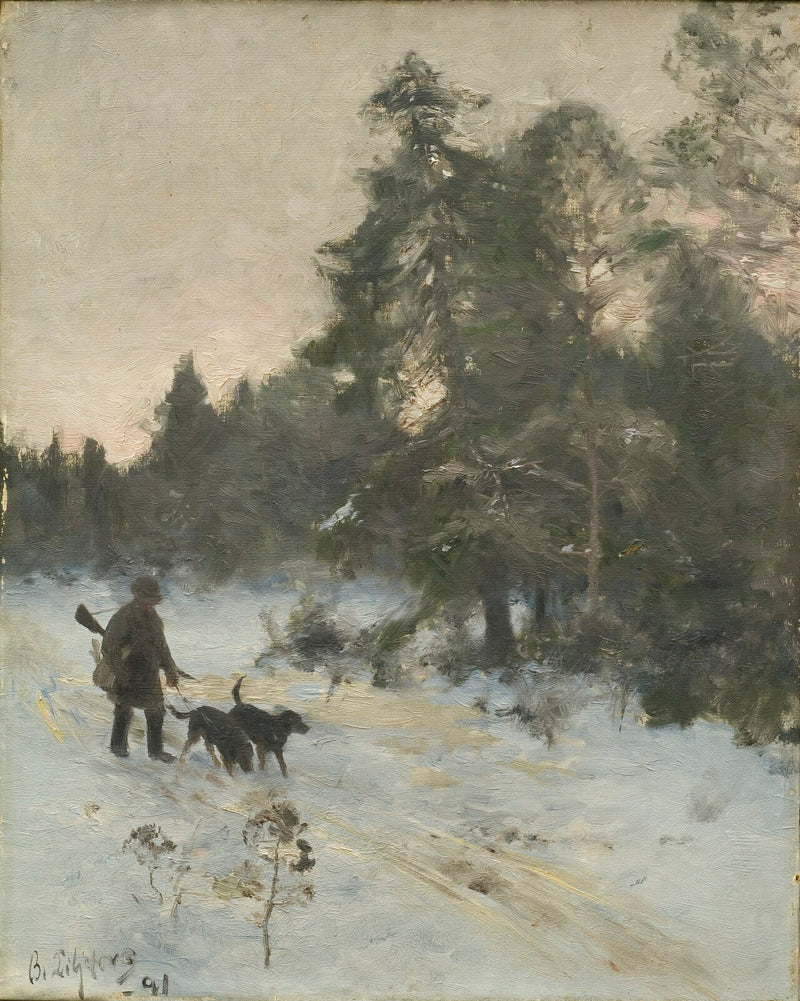 Le chasseur - Bruno Liljefors