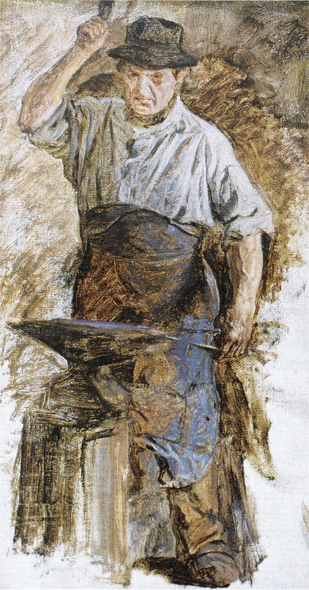Kowal Hans Pedersen z Hornbæk. Studium.. - Peder Severin Krøyer