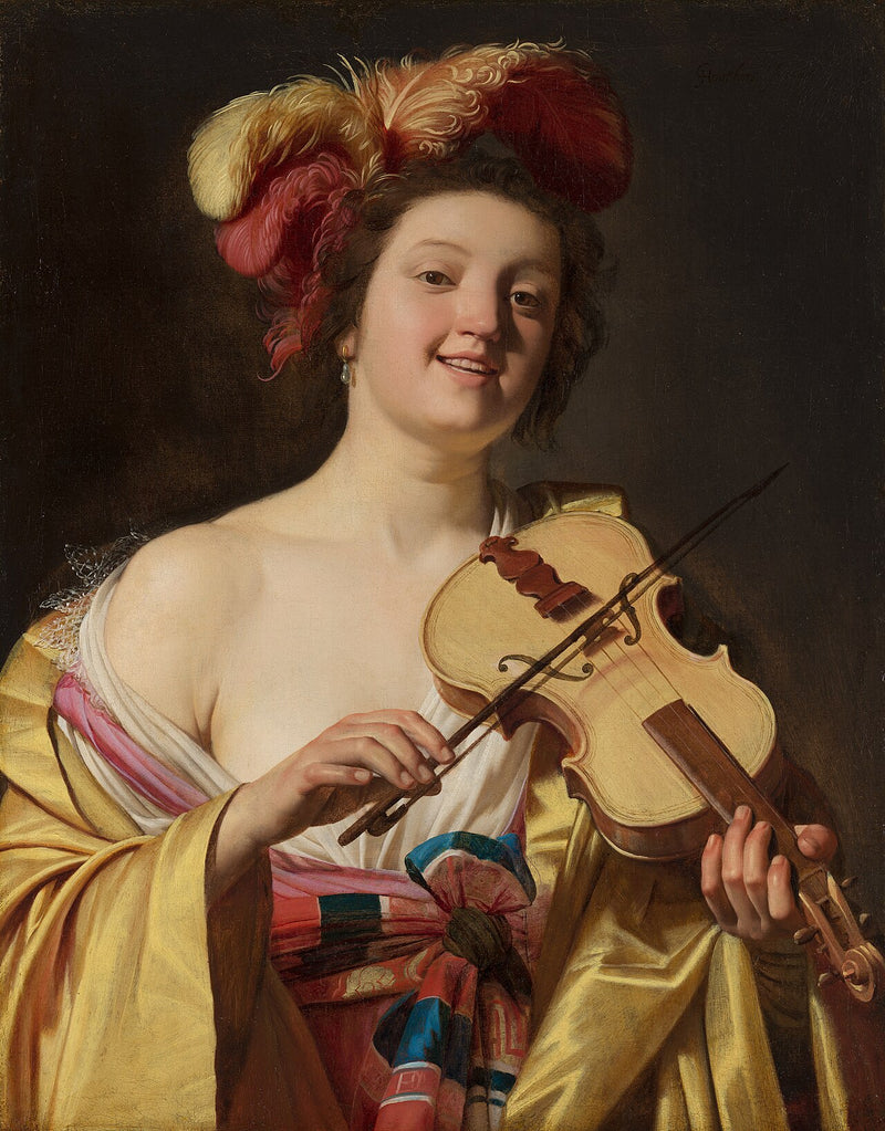 Skrzypek - Gerrit van Honthorst