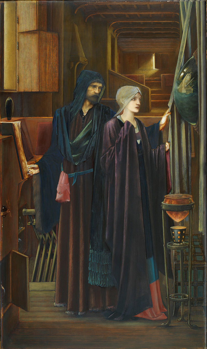 Czarodziej - Edward Burne-Jones