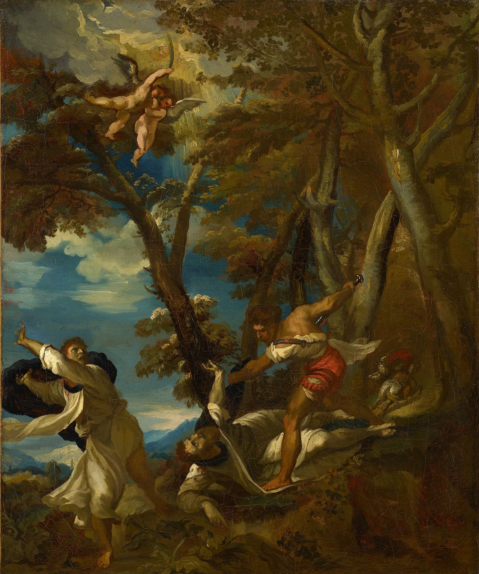 Reproduction du tableau « Le martyre de Saint Pierre de Vérone - Théodore Géricault » par Alpha Reproduction en peinture à l’huile
