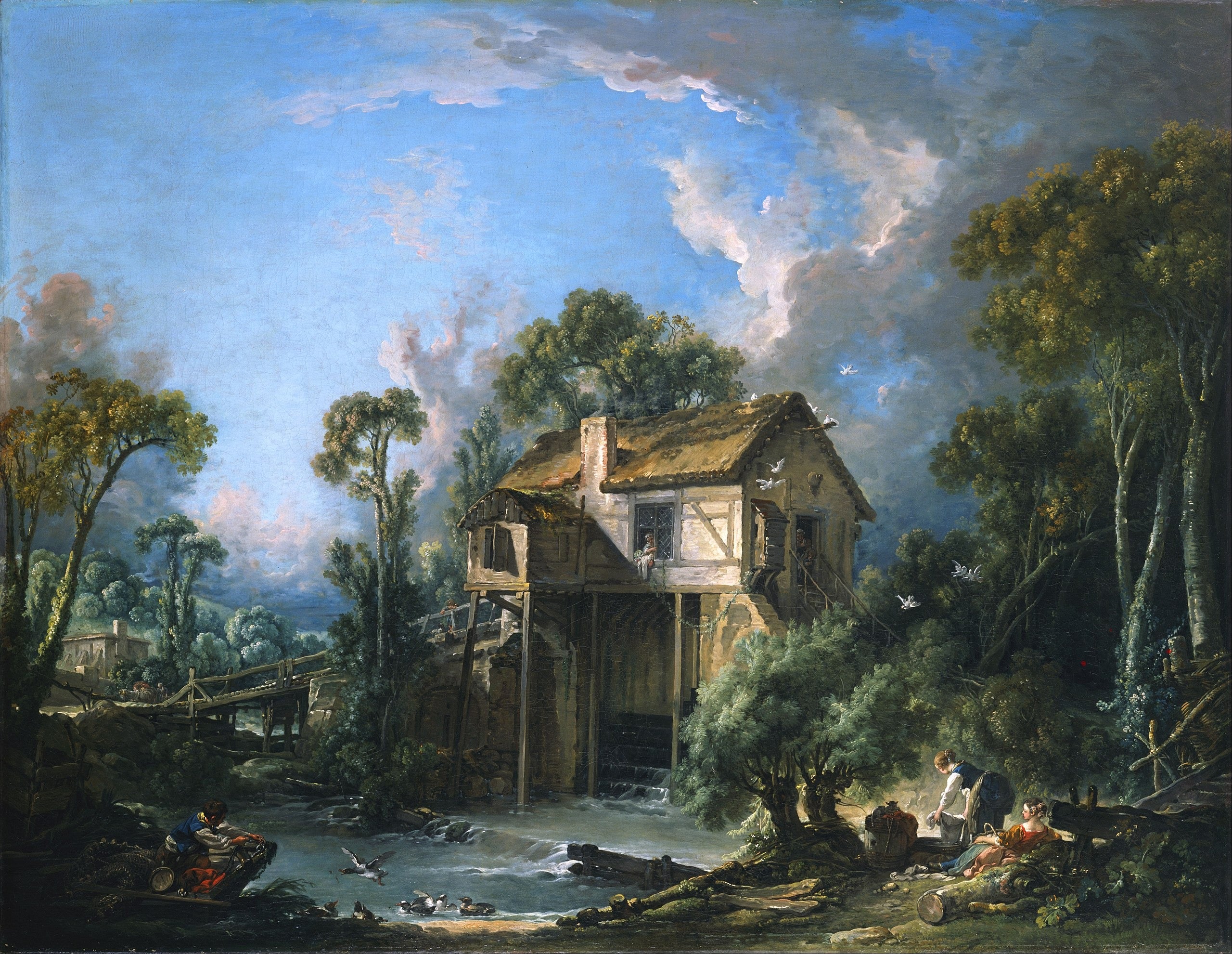 Le moulin de Charenton - François Boucher