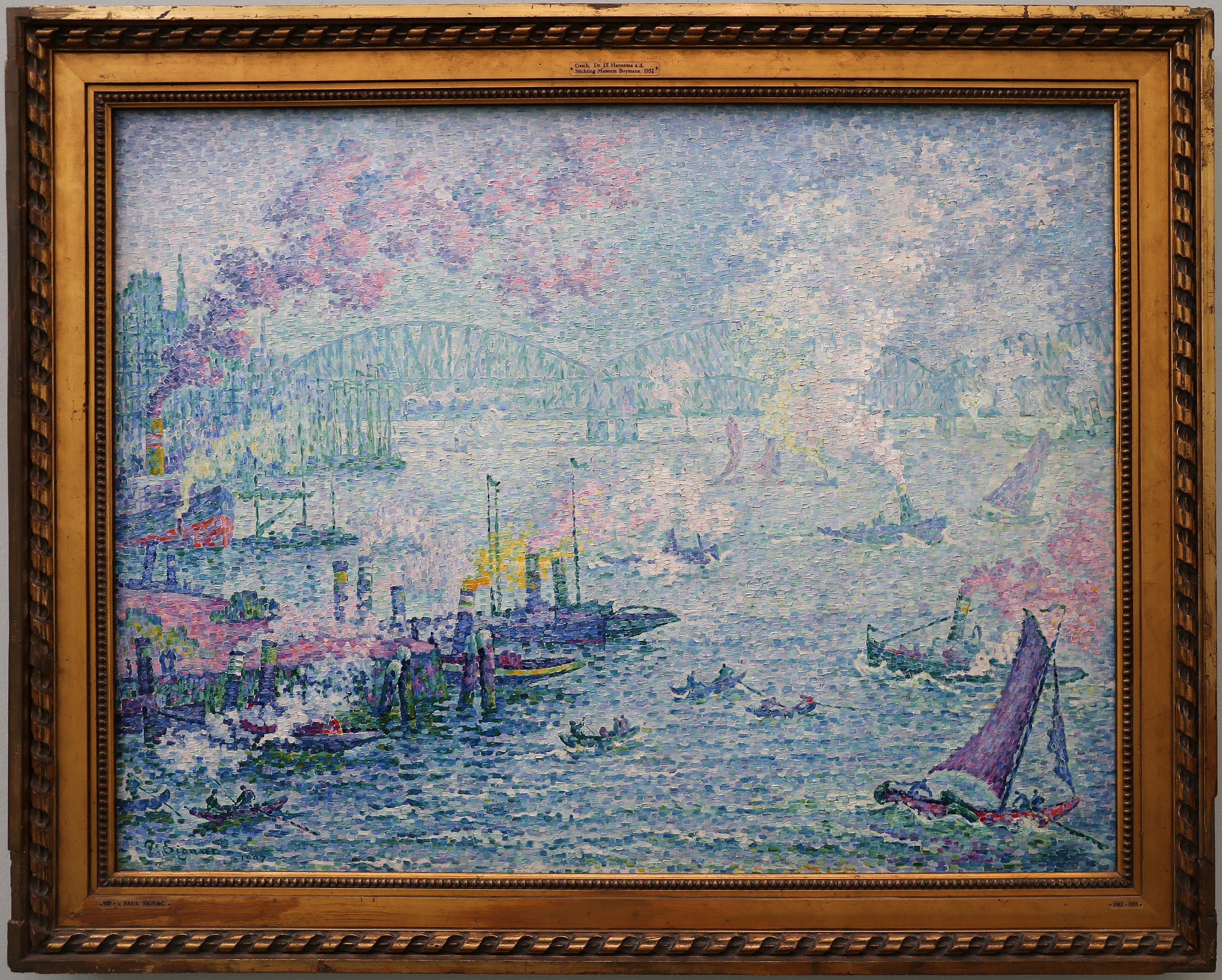 Port w Rotterdamie - Paul Signac