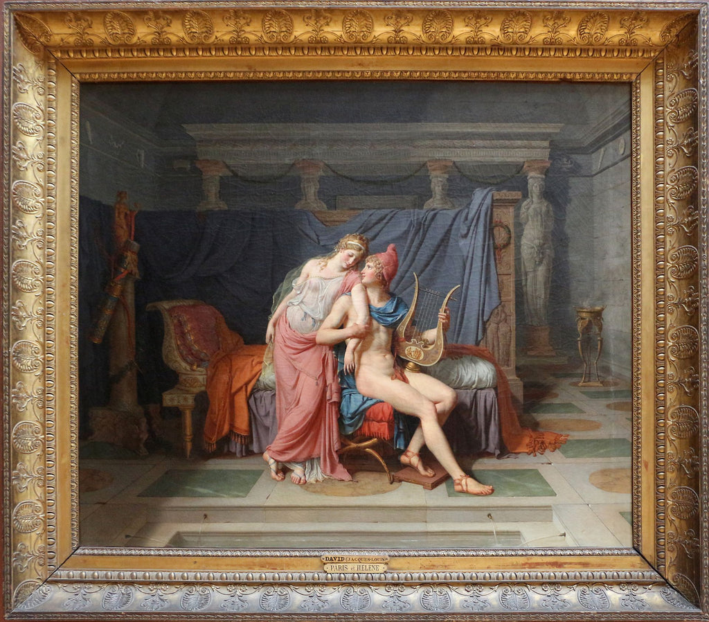 Miłości Paryża i Heleny - Jacques-Louis David