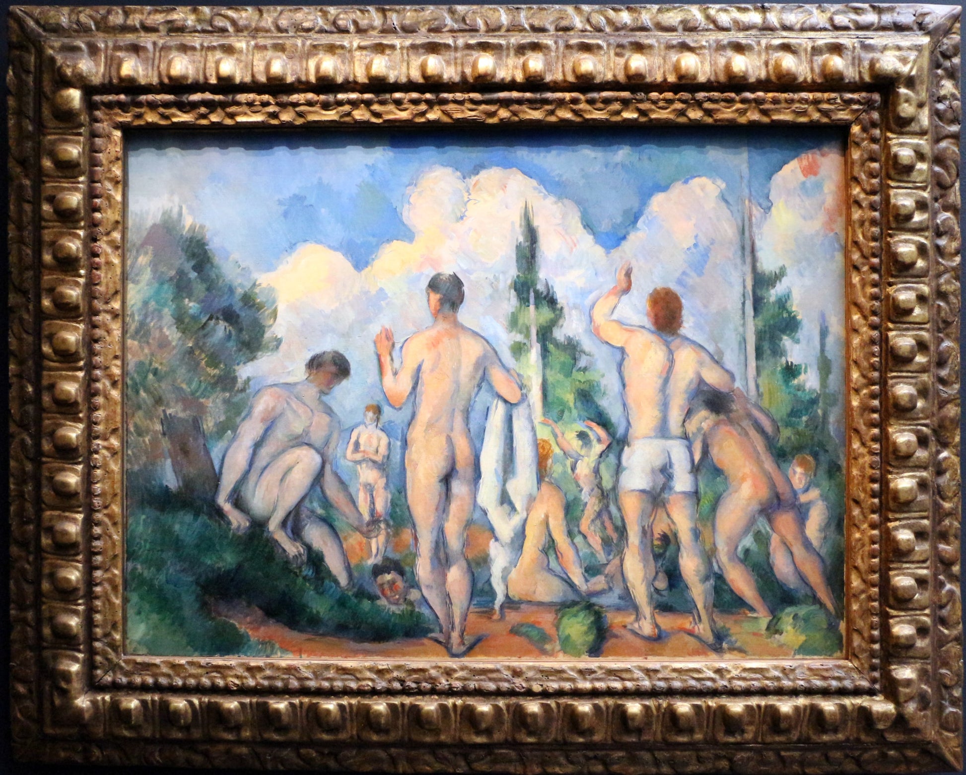 Kąpiący się - Paul Cézanne