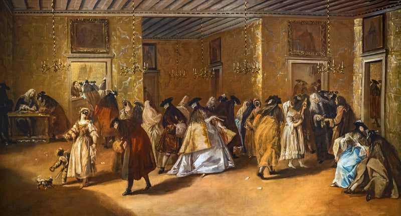 Prywatny salon (kasyno) pałacu Dandolo w San Moisè - Francesco Guardi