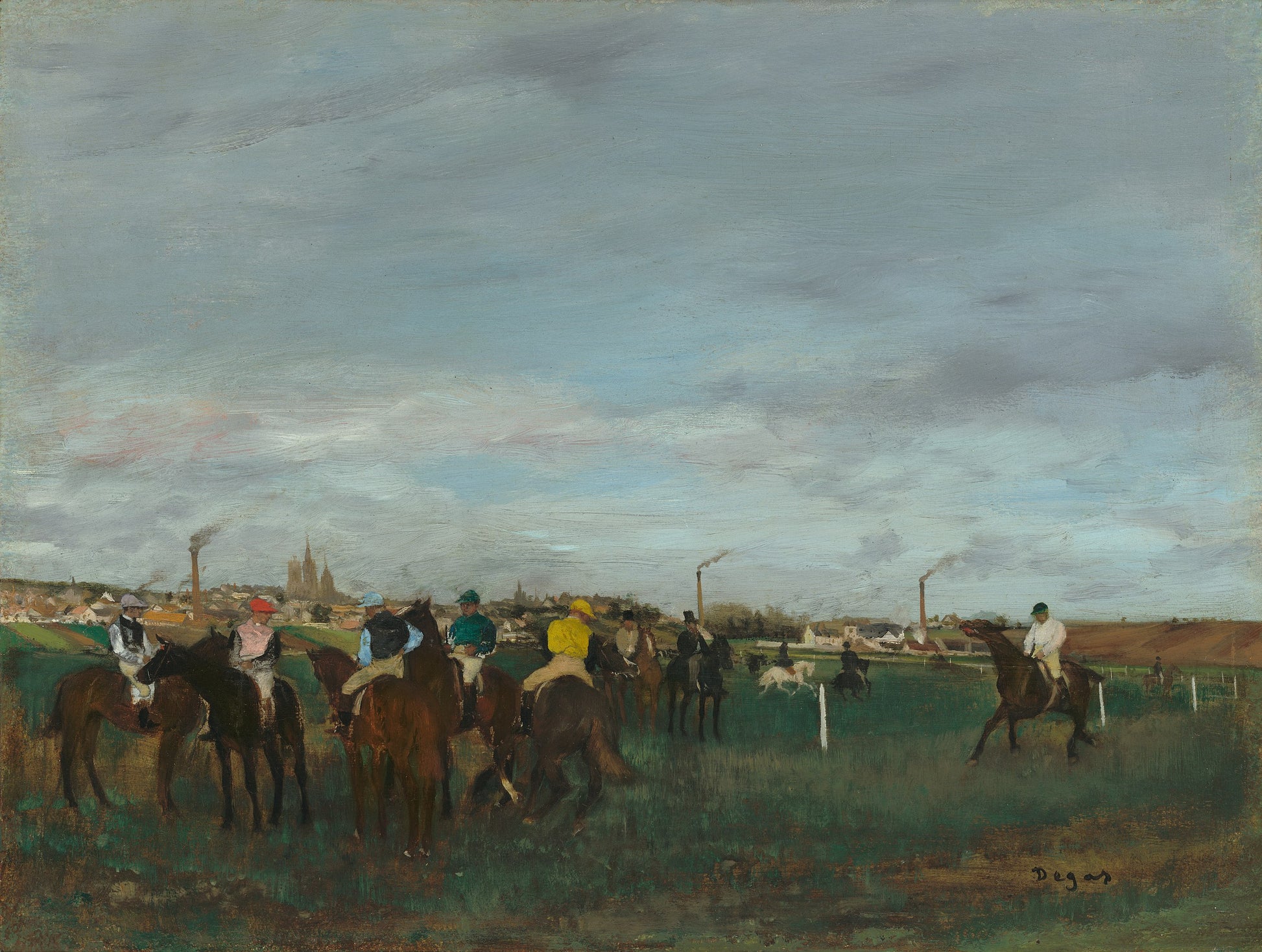Wyścigi - Edgar Degas