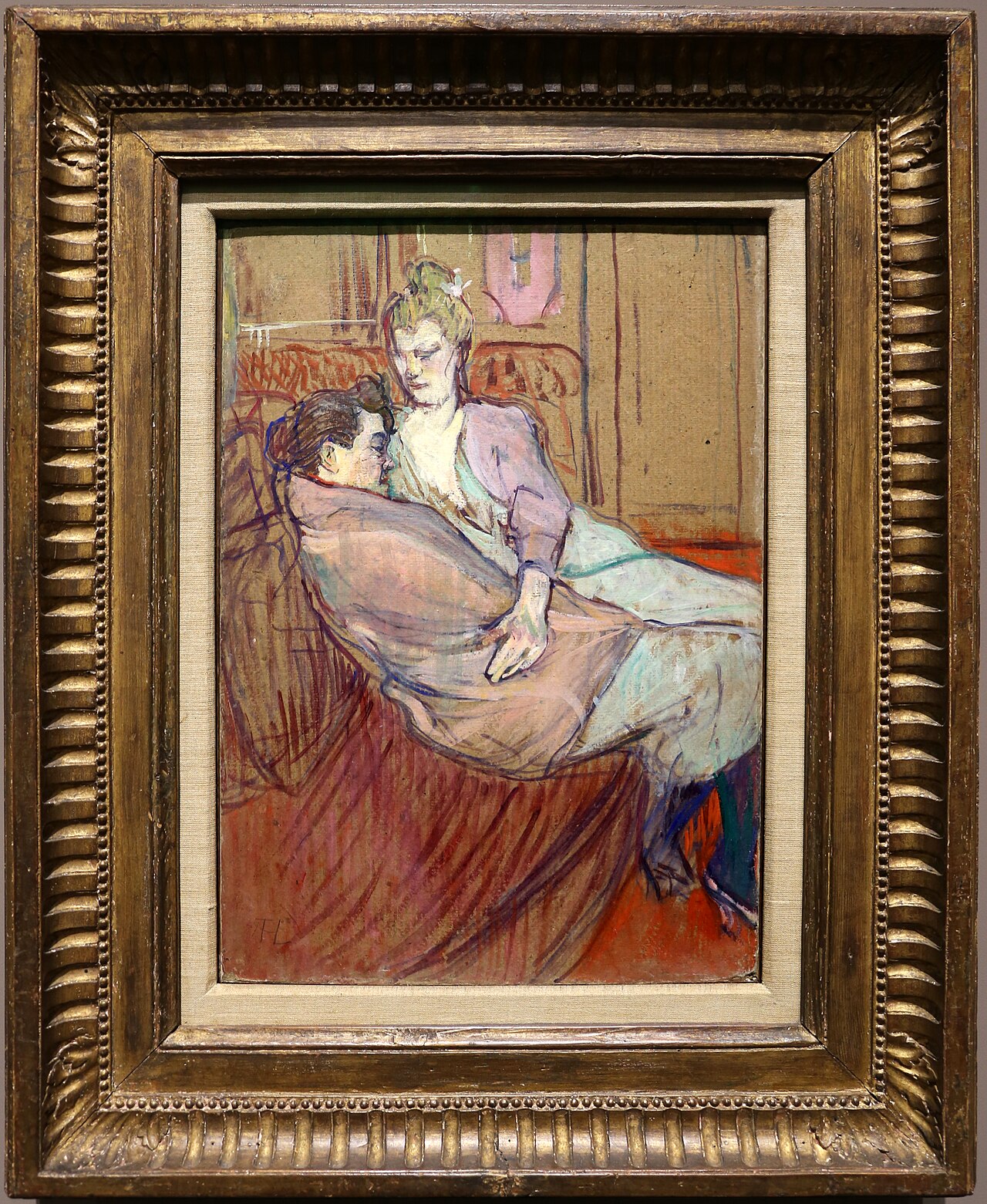 Dwaj przyjaciele - Henri de Toulouse-Lautrec