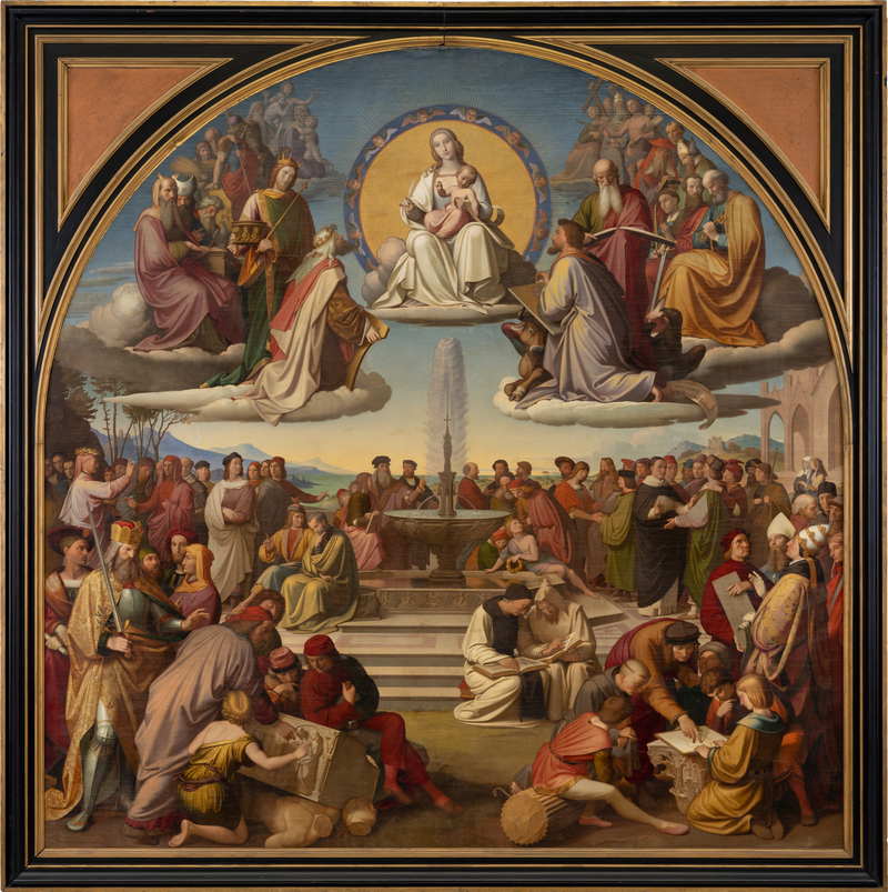 Triumf religii w sztukach - Johann Friedrich Overbeck