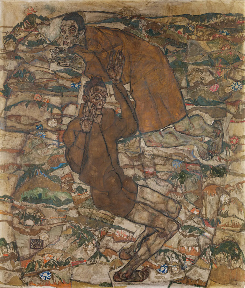 Lewitacja (Ślepiec II) - Egon Schiele