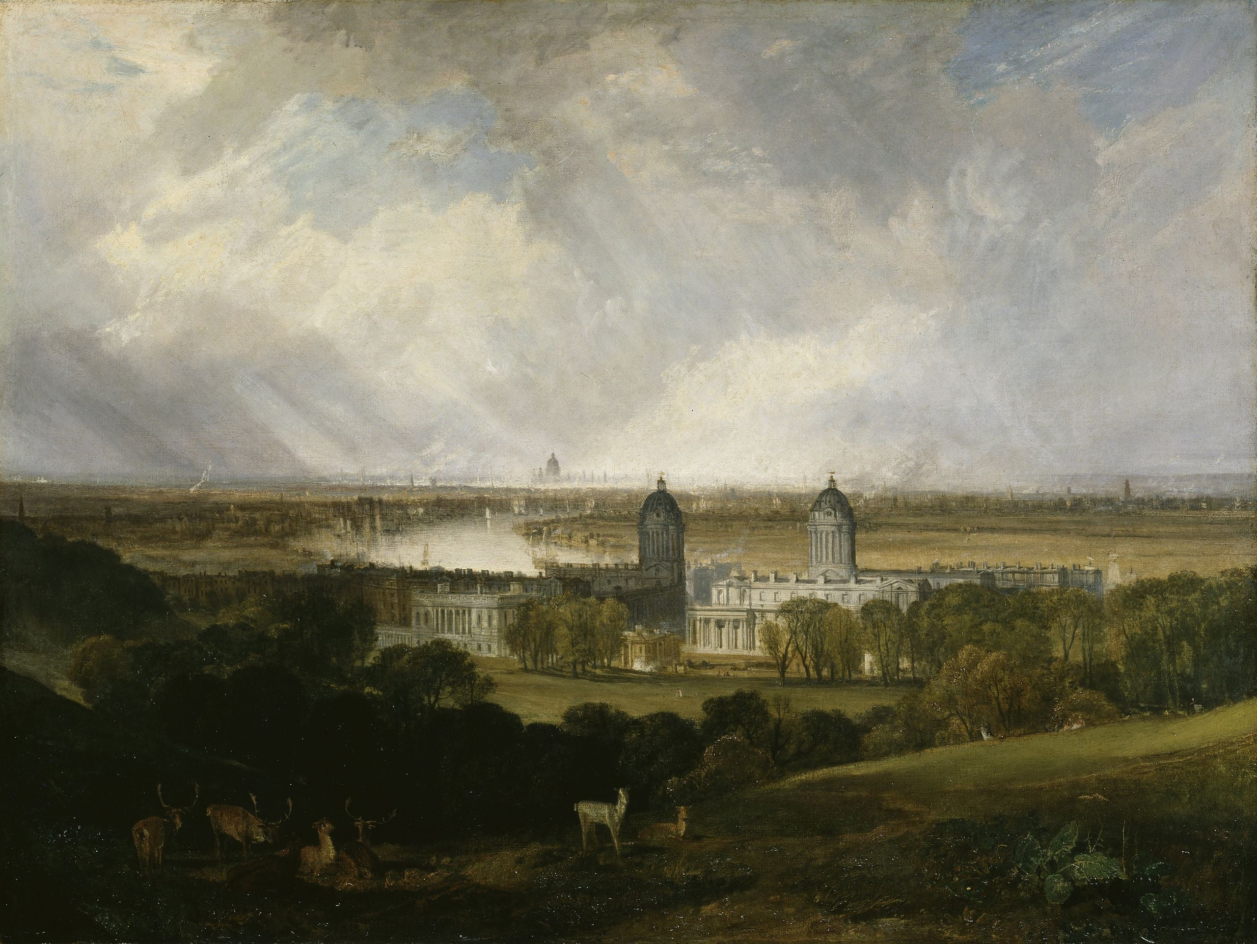 Londyn z Parku Greenwich - J. M. W. Turner