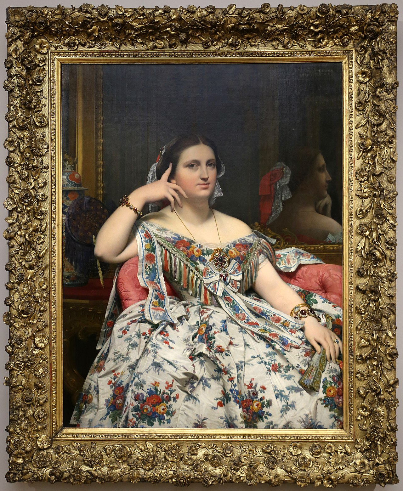 Pani Moitessier - Jean-Auguste-Dominique Ingres