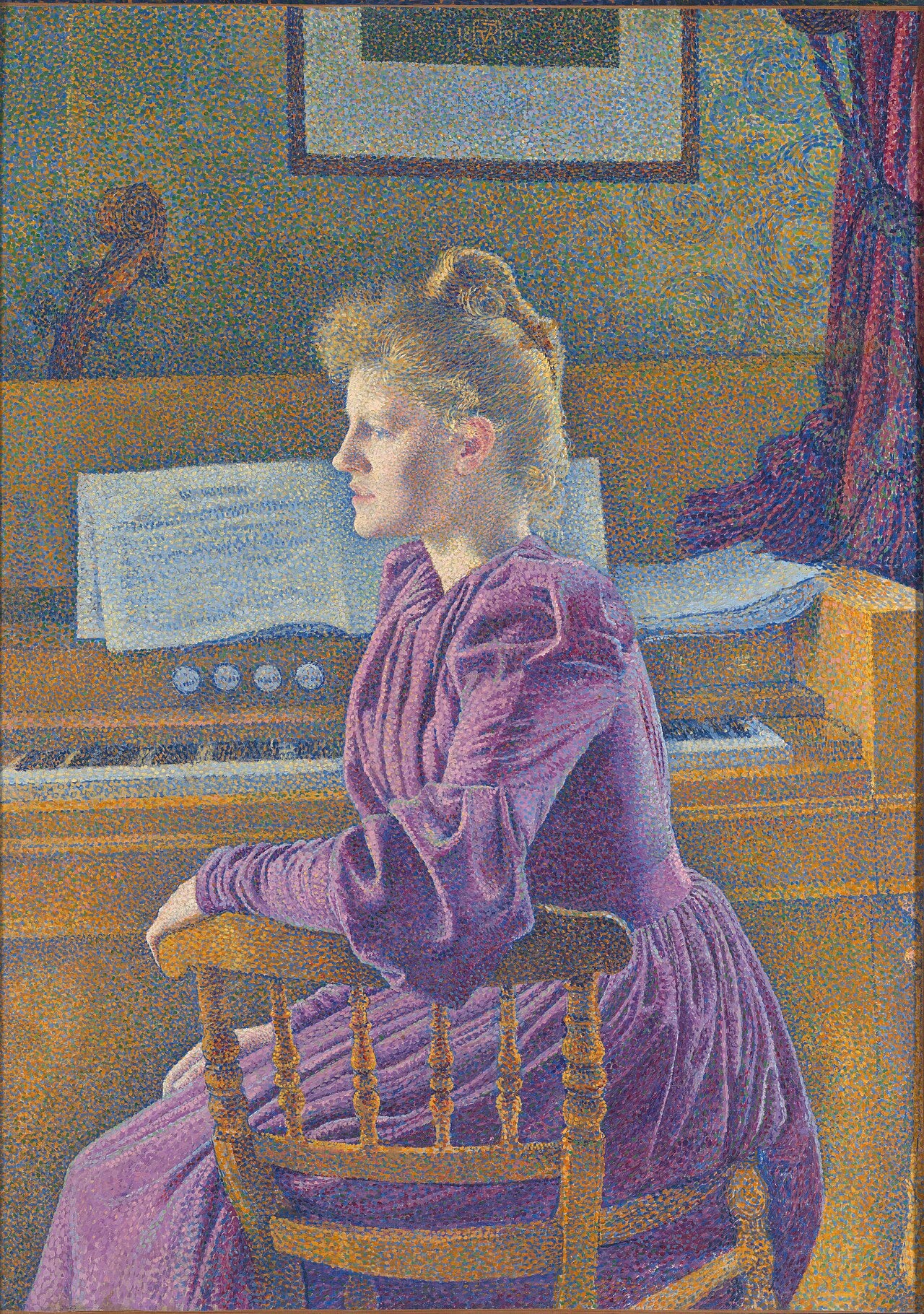 Maria Sèthe la future madame Henry Van de Velde - Théo van Rysselberghe - Alpha Reproduction