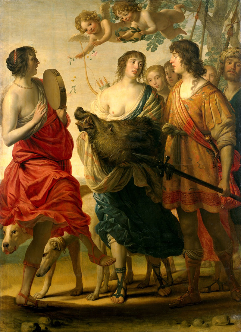 Méléagre i Atalanta - Gerrit van Honthorst