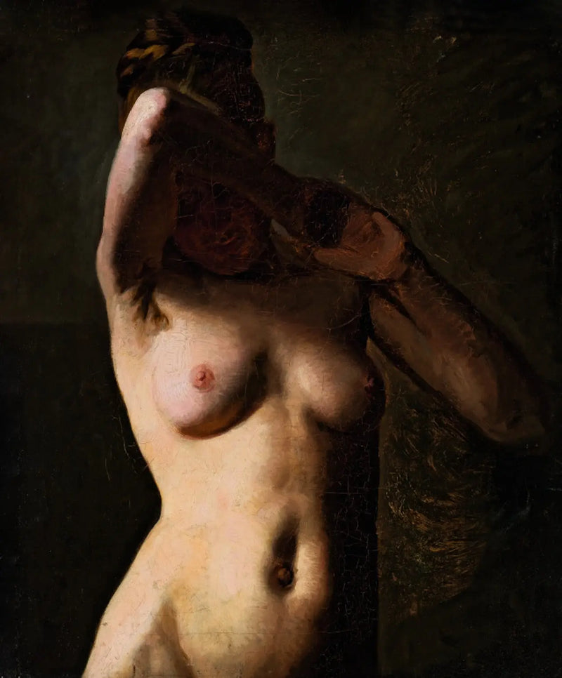 Model żeński. Połowa postaci - Peder Severin Krøyer