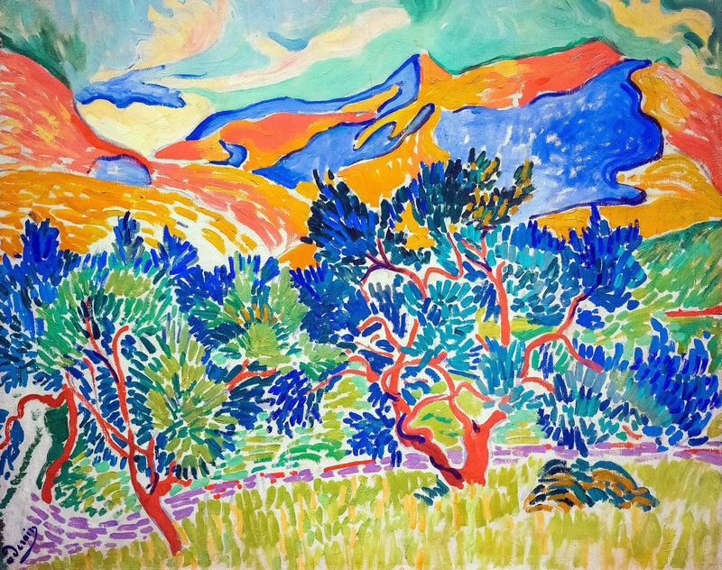 Góry w Collioure - André Derain