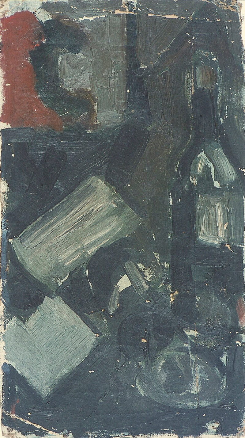 Nature morte à la bouteille - Theo van Doesburg