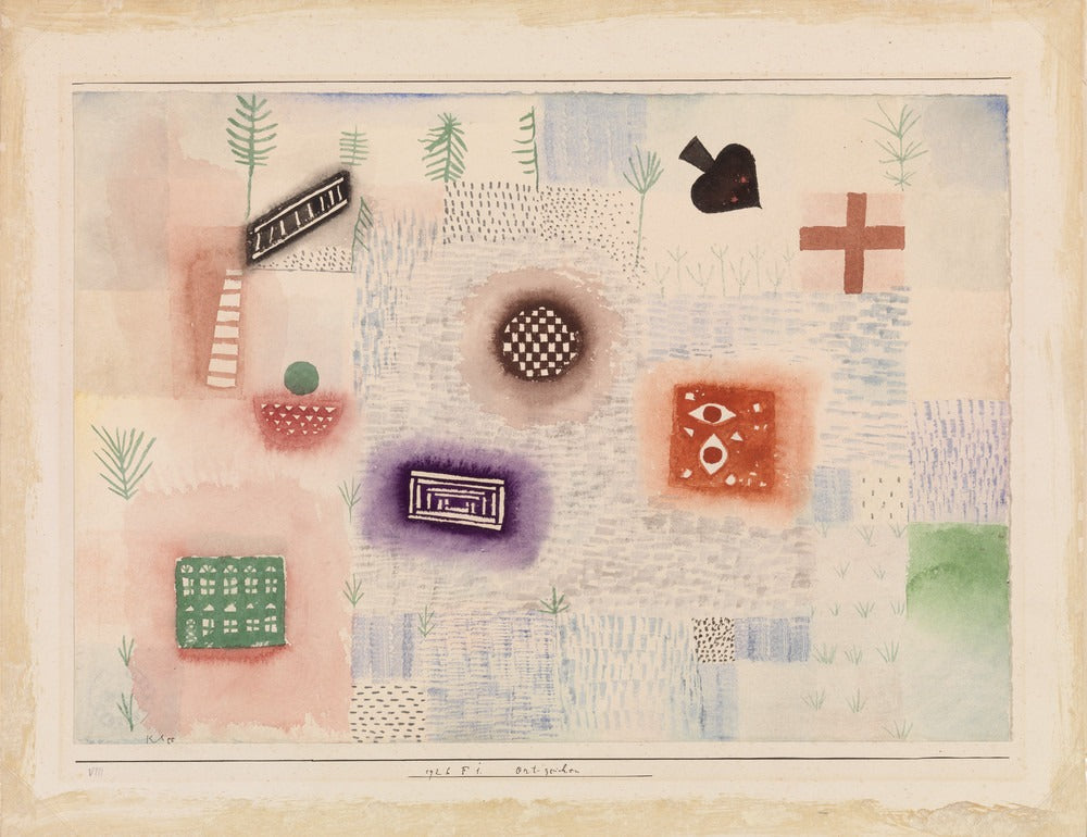 Panele lokalizacyjne (Ort-Zeichen) - Paul Klee
