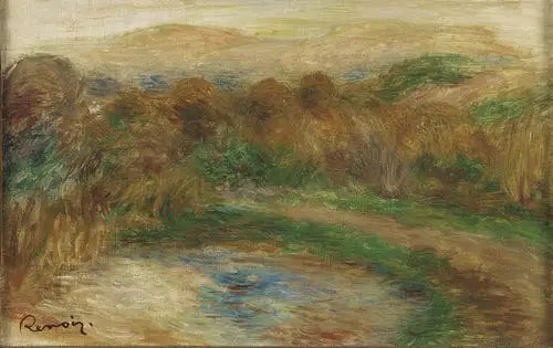Reproduction du tableau « Paysage - Pierre-Auguste Renoir » par Alpha Reproduction en peinture à l’huile
