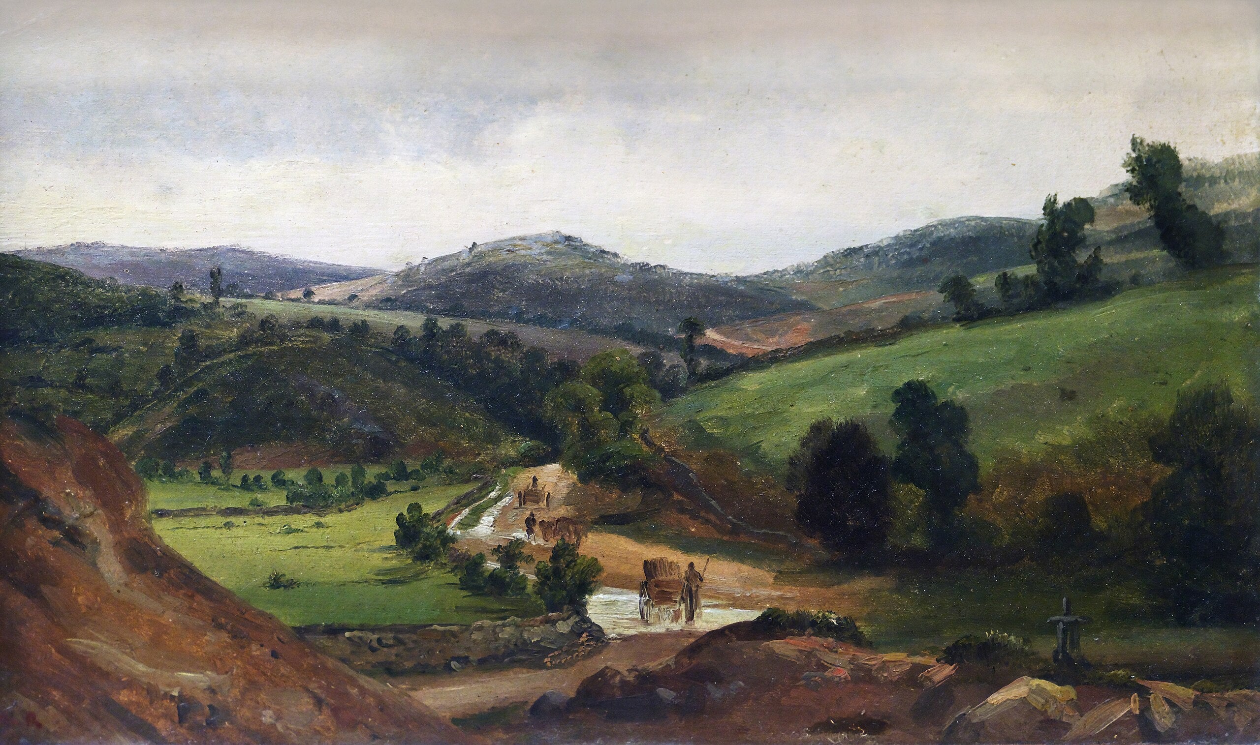Paysage (en Auvergne ?) - Théodore Rousseau