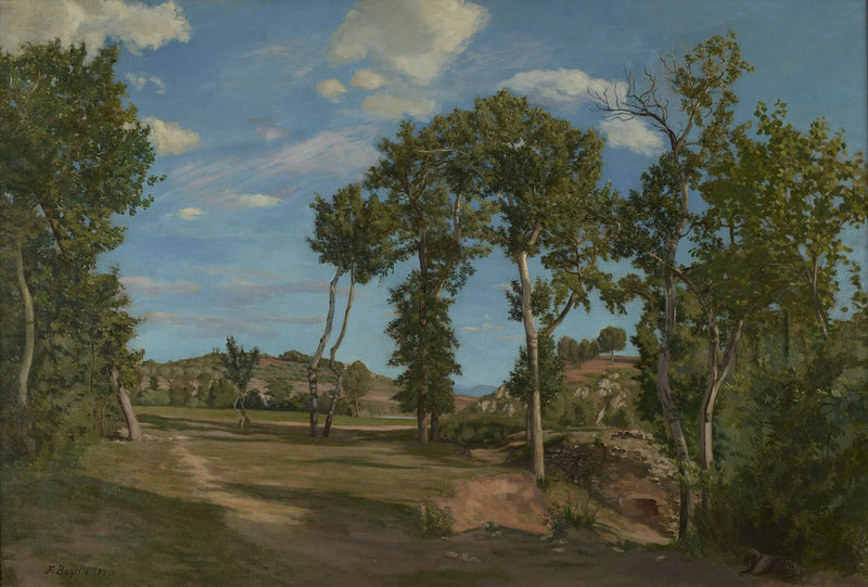 Krajobraz nad Lezem - Frédéric Bazille