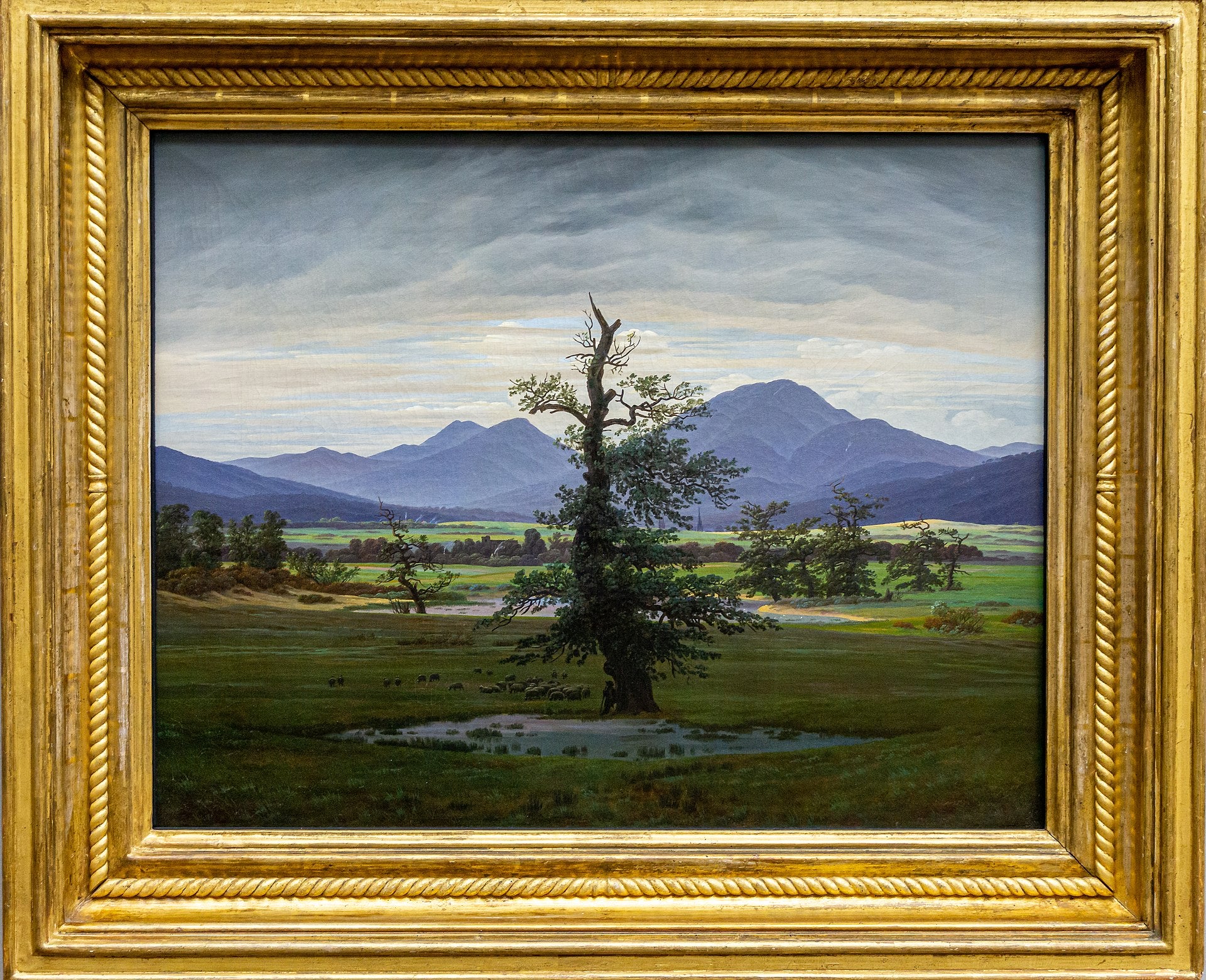 Krajobraz wiejski, rano - Caspar David Friedrich