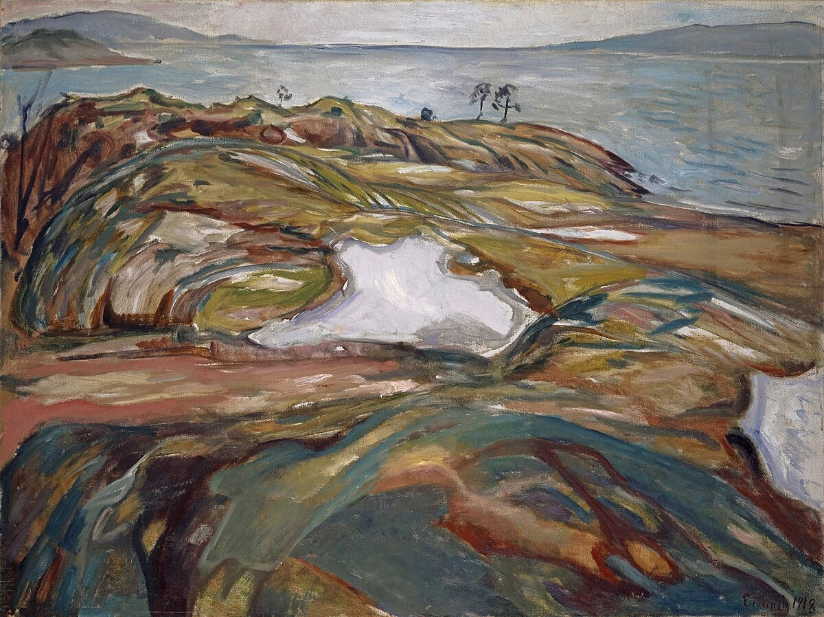 Krajobraz nadmorski - Edvard Munch
