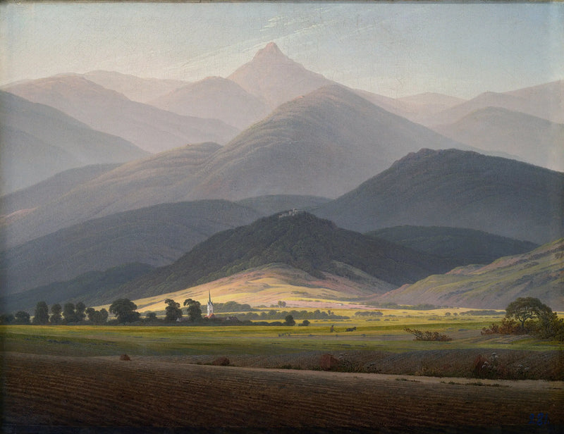 Krajobraz górski - Caspar David Friedrich