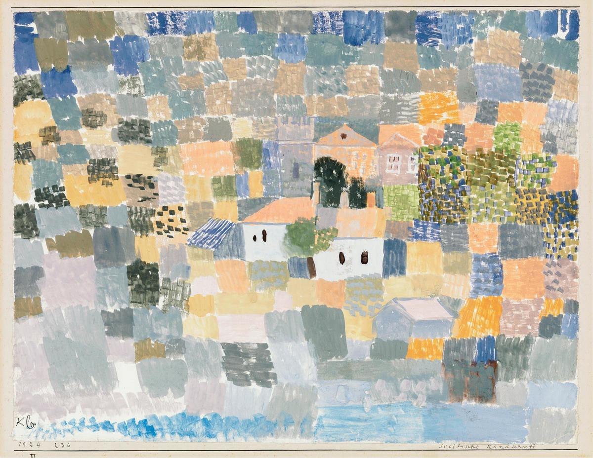 Krajobraz sycylijski (Sicilische Landschaft) - Paul Klee