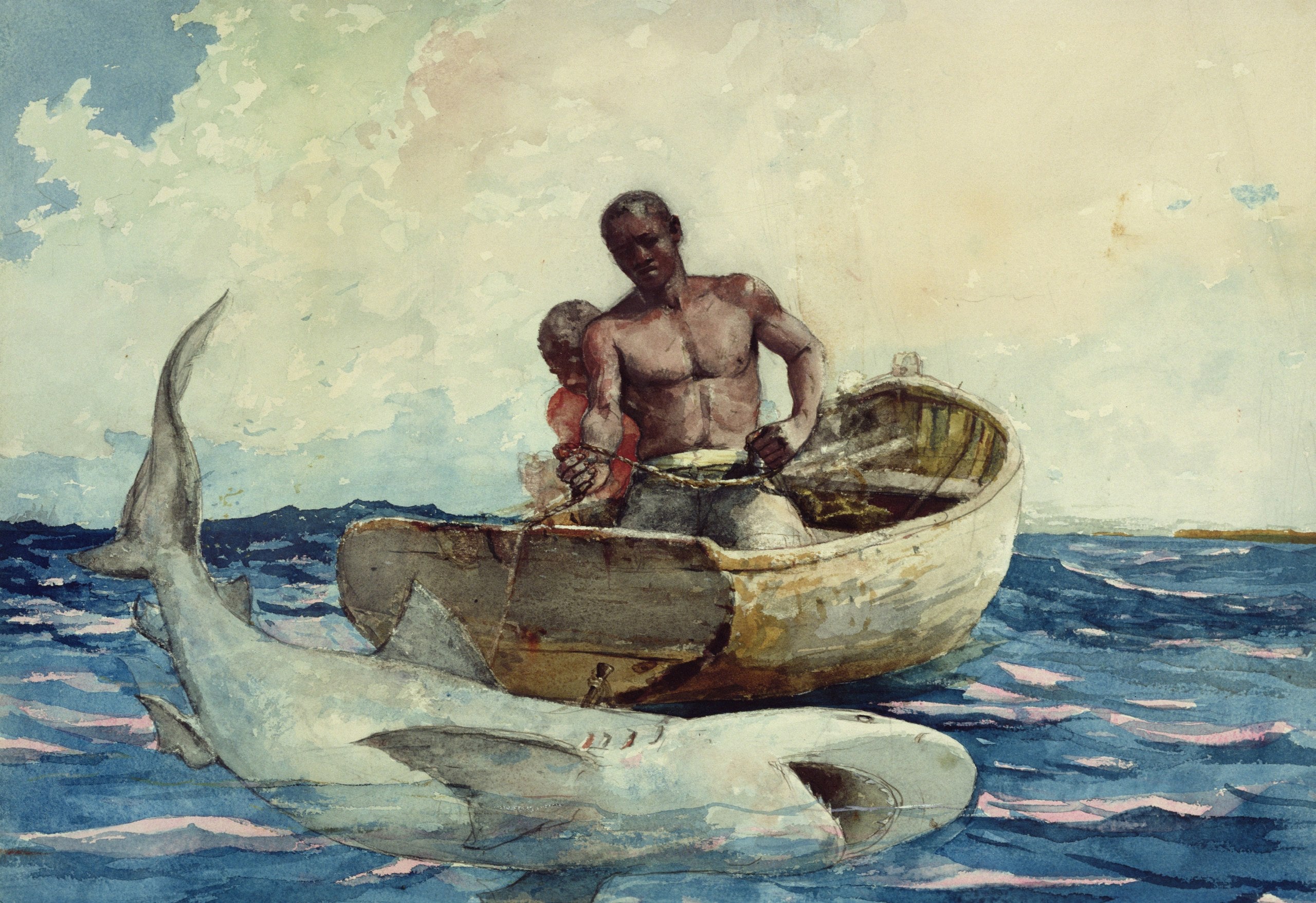 Pêche au requin - Winslow Homer