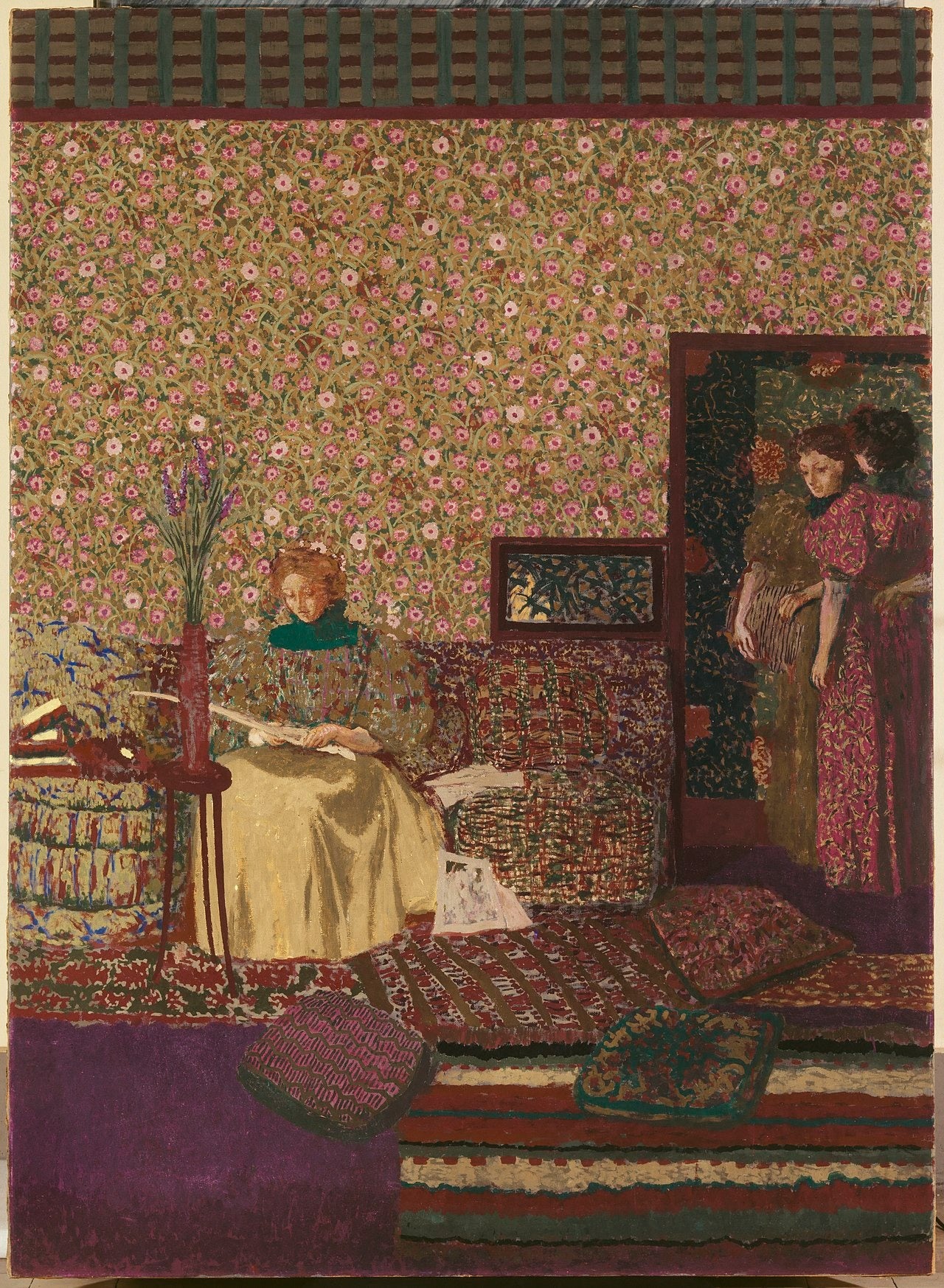 Personnages dans un intérieur. L'intimité - Édouard Vuillard