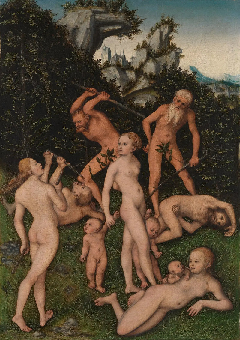 Prymitywne ludy - Lucas Cranach Starszy