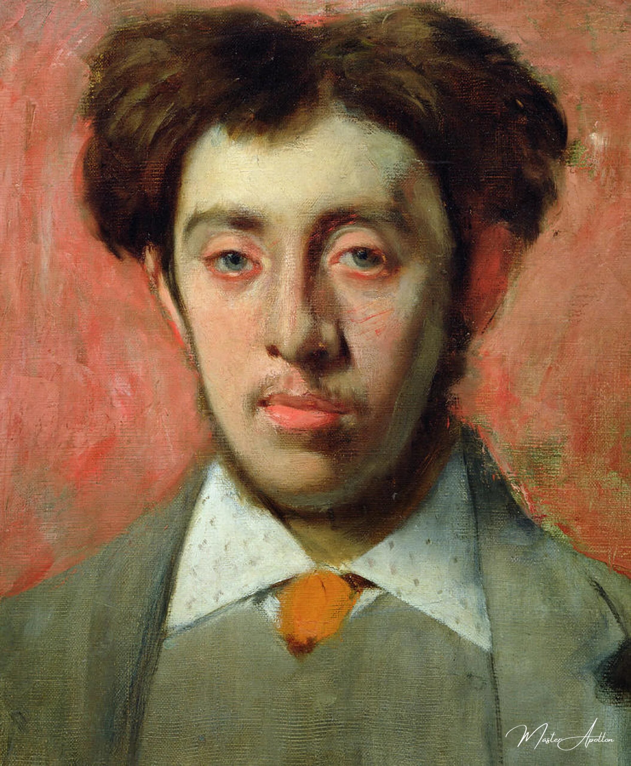 Portret Alberto Mélida - Edgar Degas