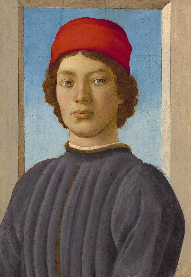 Portret młodego - Filippino Lippi