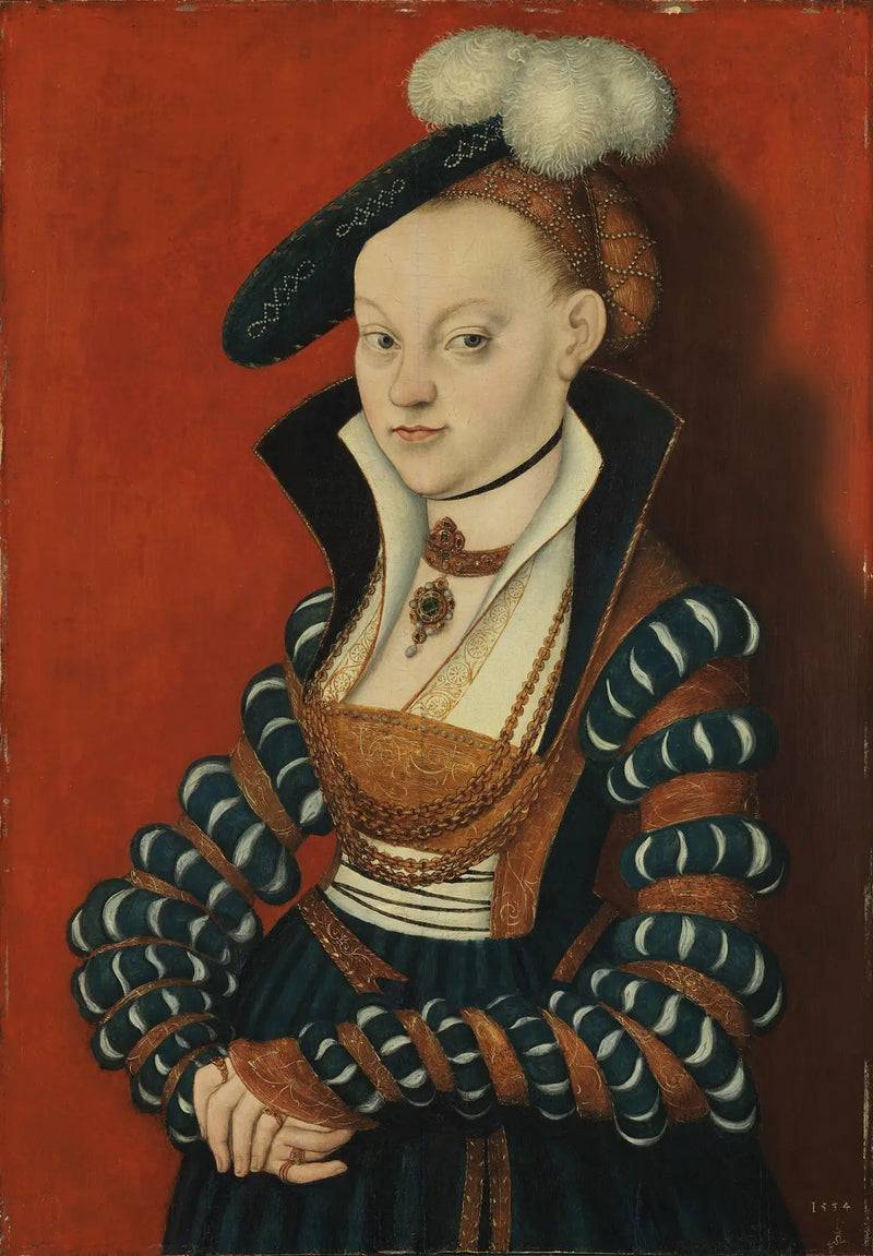 Portret Christiane von Eulenau - Lucas Cranach Starszy