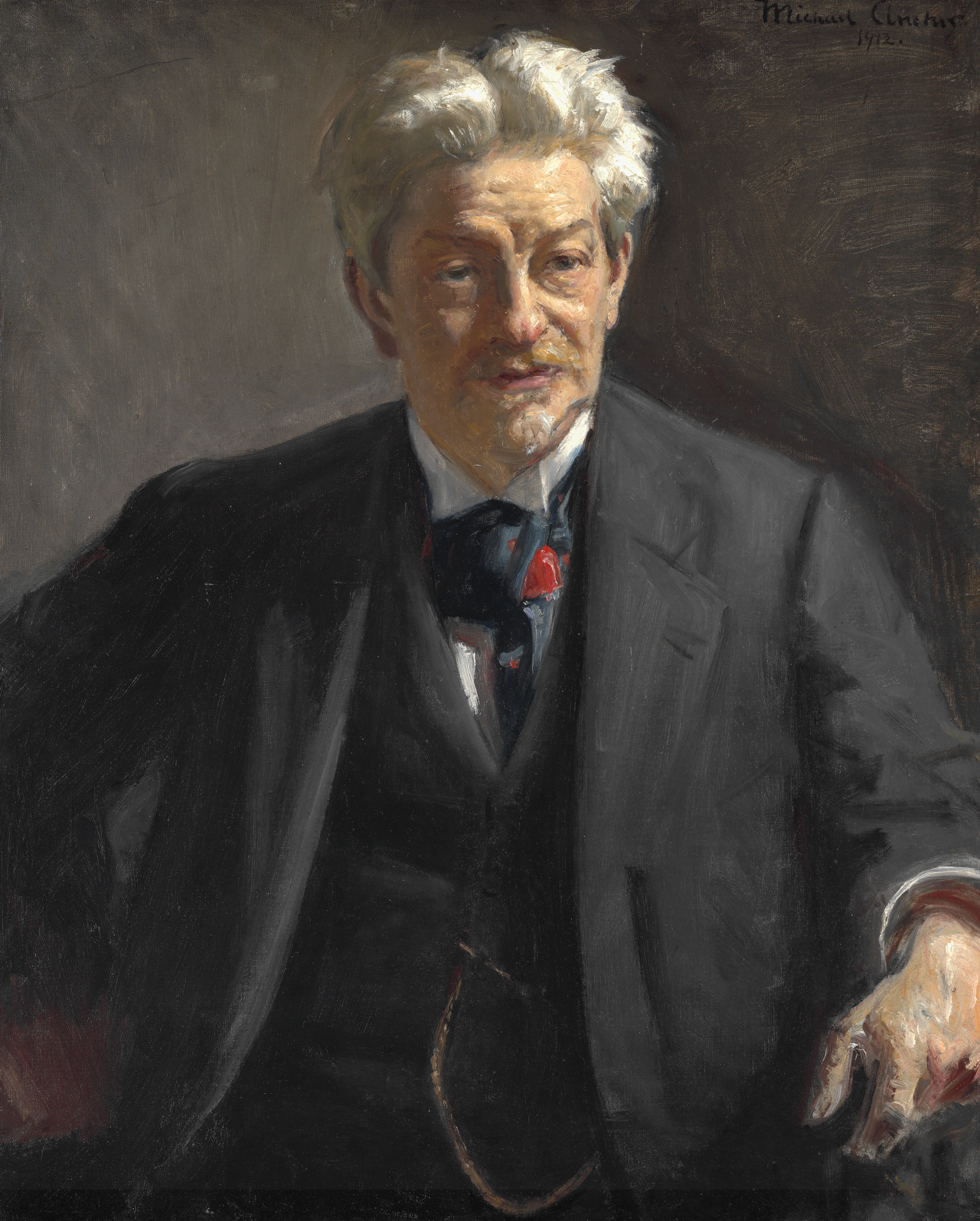 Portrait de Georg Brandes. - Michael Peter Ancher