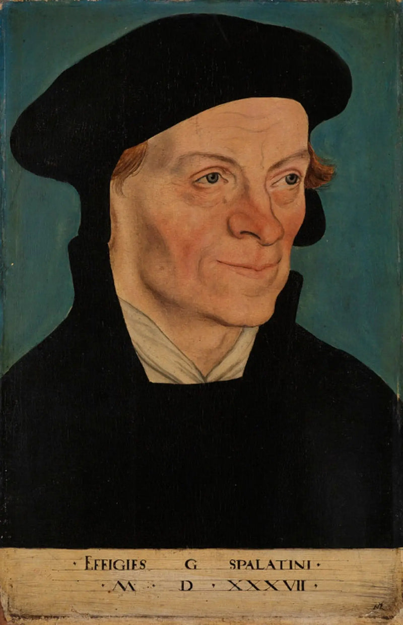 Portret Georga Spalatina - Lucas Cranach Starszy